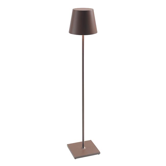 ZAFFERANO lampe de table ou lampadaire pour l'extérieur POLDINA PRO XXL (Corten - Aluminium peint et