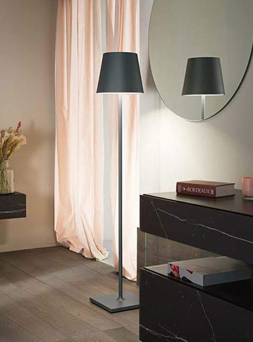 ZAFFERANO lampe de table ou lampadaire pour l'extérieur POLDINA XXL