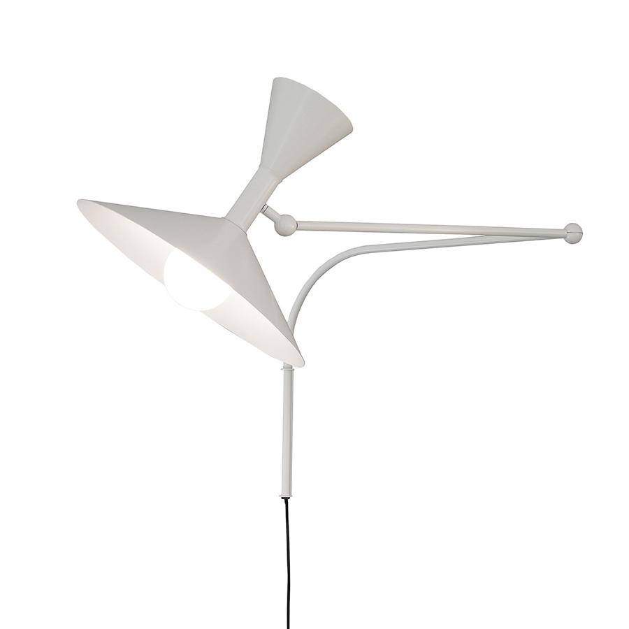 NEMO lampe murale applique LAMPE DE MARSEILLE (Blanc chaux RAL 9002 - Métal)