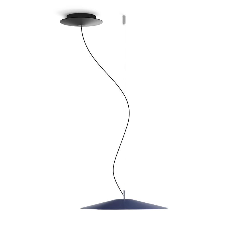 LUCEPLAN lampe à suspension KOINÈ blue 2700K Ø 37 cm dimmer DALI