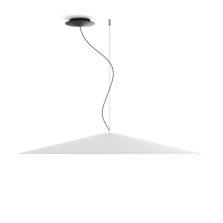 LUCEPLAN lampe à suspension KOINÈ blanc 3000K Ø 110 cm dimmer coupure de phase