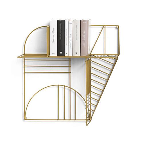 MOGG étagère murale MUSA (Or opaque - Métal verni)