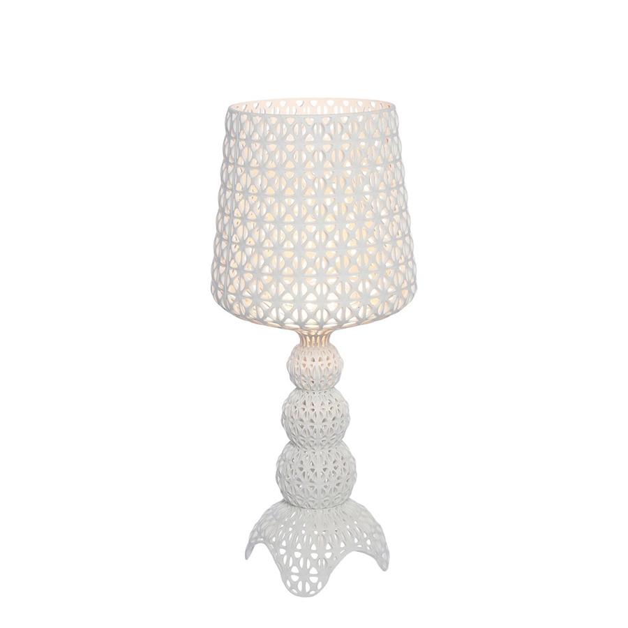 KARTELL lampe de table MINI KABUKI (Blanc - Polycarbonate 2.0 à partir de matière première renouvela