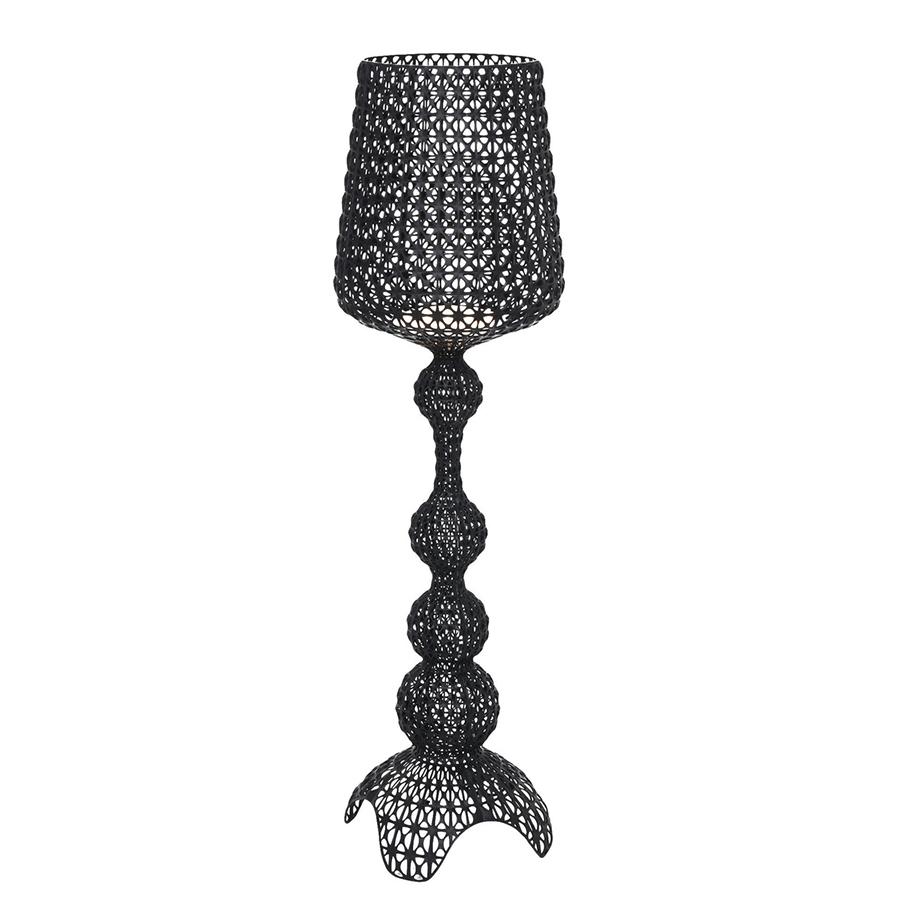 KARTELL lampadaire pour extérieur KABUKI à LED (Noir - Technopolymère thermoplastique coloré dans la