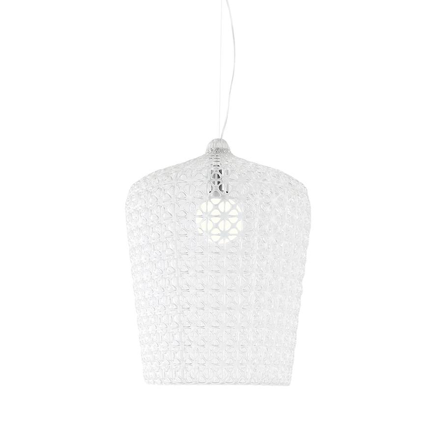 KARTELL lampe à suspension KABUKI à LED (Cristal - Technopolymère thermoplastique transparent)