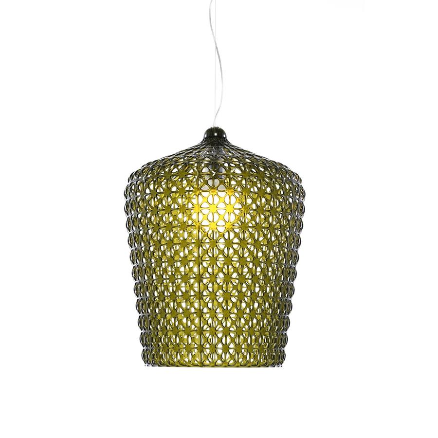 KARTELL lampe à suspension KABUKI à LED (Vert - Technopolymère thermoplastique transparent)