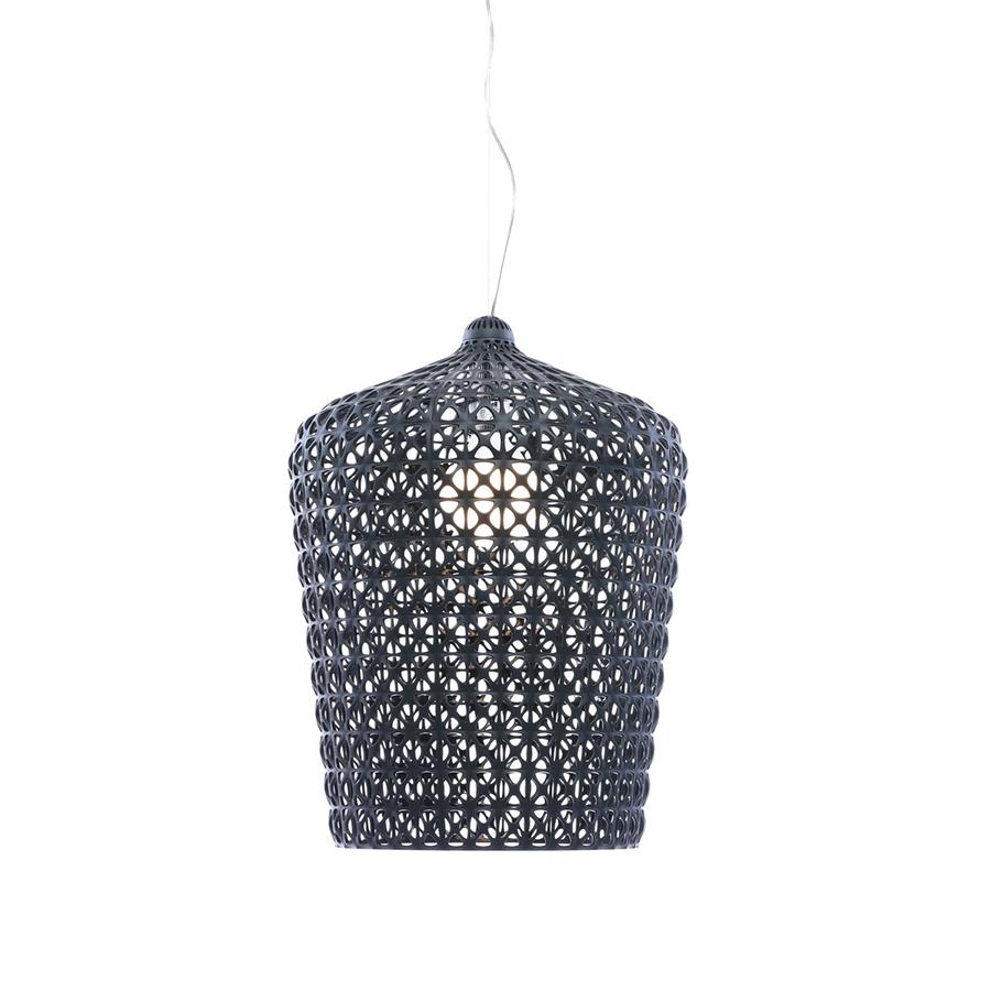 KARTELL lampe à suspension KABUKI à LED (Noir - Technopolymère thermoplastique coloré dans la masse)