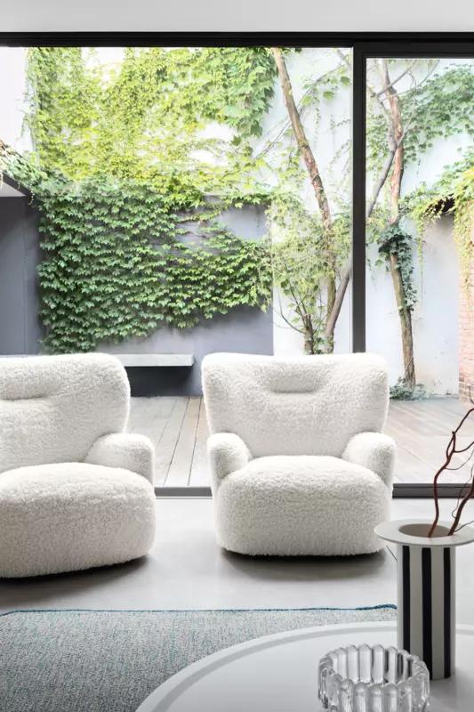 GERVASONI fixed armchair LOLL 09 F