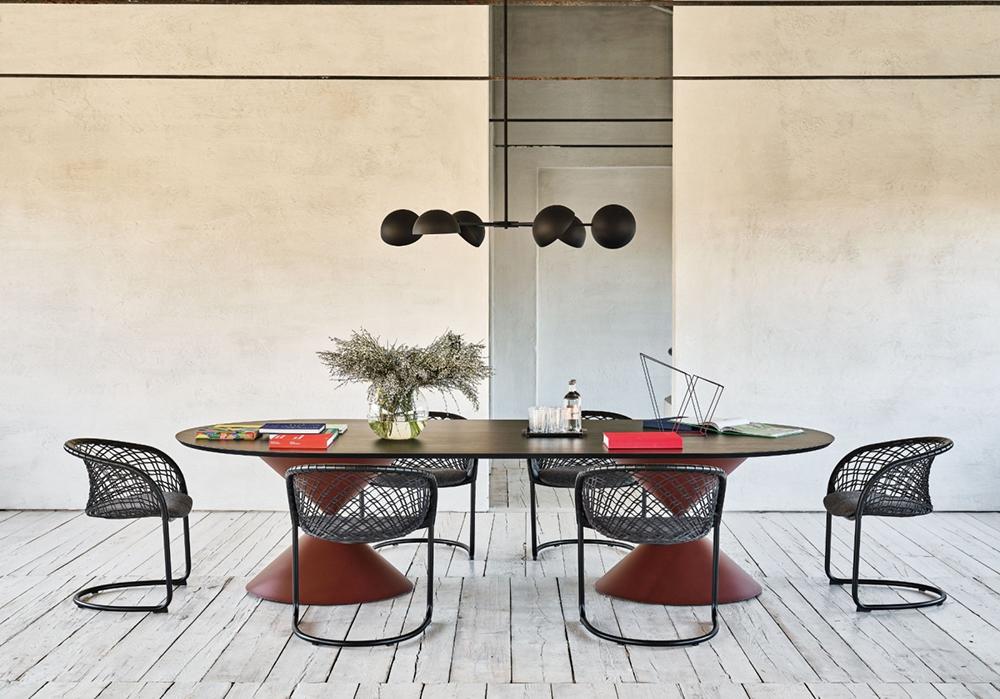 MIDJ round table CLESSIDRA Ø 180 cm