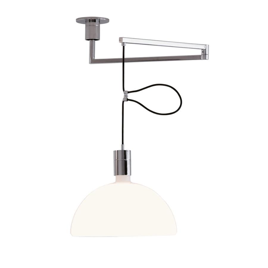 NEMO lampe à suspension AS41C (Blanc - Verre et acier)