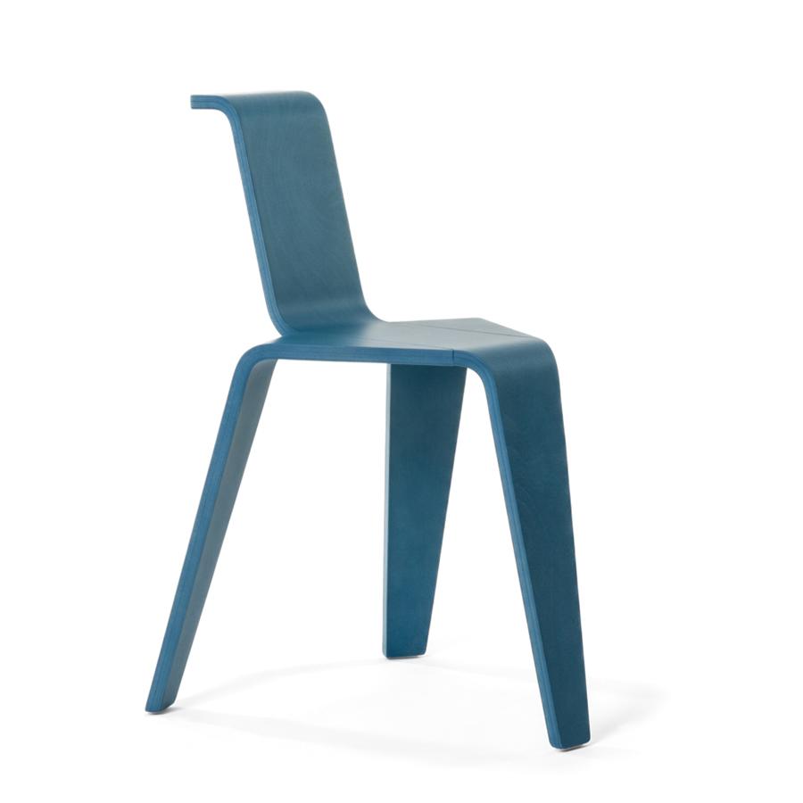 MAGIS set de 2 chaises AKA (Teinté bleu pétrole - Hêtre)