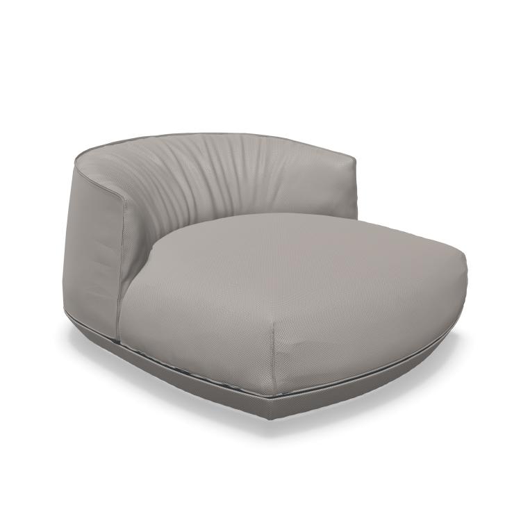 KRISTALIA fauteuil lounge BRIONI GRAND (Cat. B - Tissu et polyuréthane)