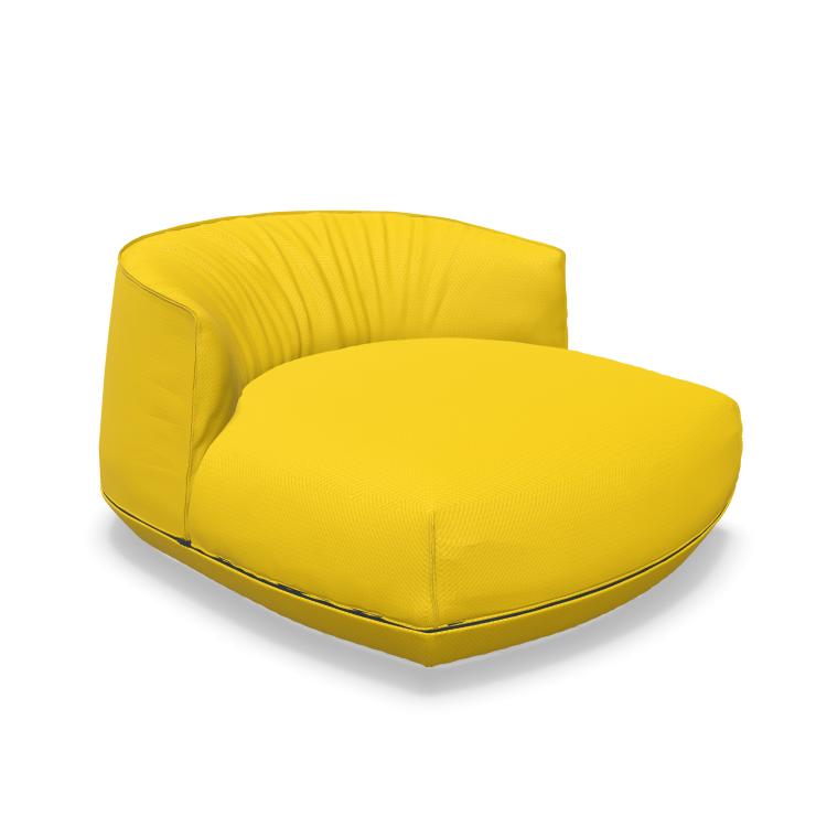 KRISTALIA fauteuil lounge BRIONI GRAND (Cat. F - Tissu et polyuréthane)