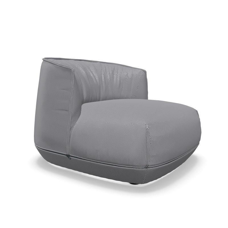 KRISTALIA fauteuil lounge BRIONI PETITE (Cat. A - Tissu et polyuréthane)