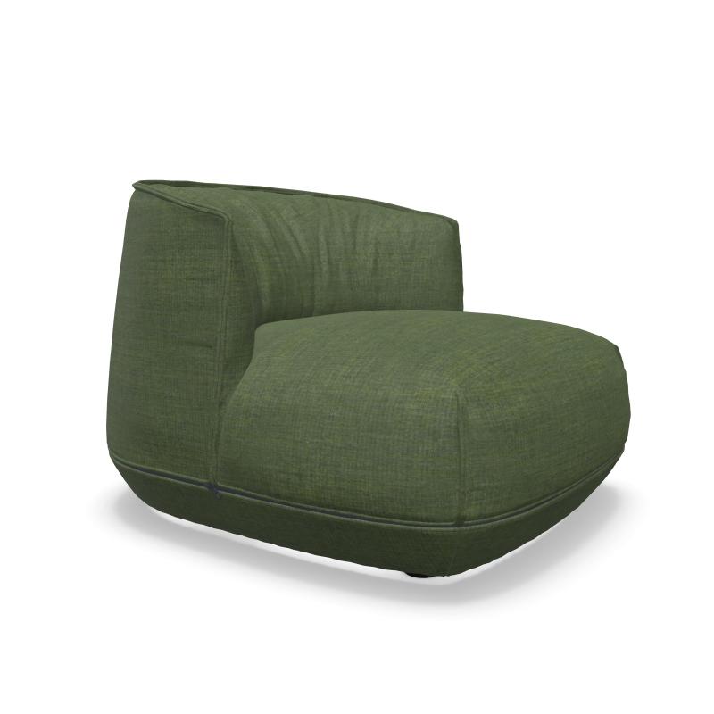 KRISTALIA fauteuil lounge BRIONI PETITE (Cat. E - Tissu et polyuréthane)