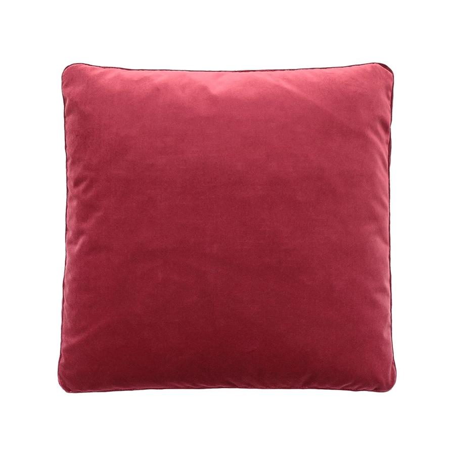 KARTELL coussin pour canapé LARGO 7175 48x48 cm (Rouge cardinal - Velours)