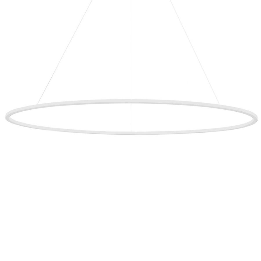 NEMO lampe à suspension ELLISSE MEGA UPLIGHT (Blanc, 3000K - Aluminium)