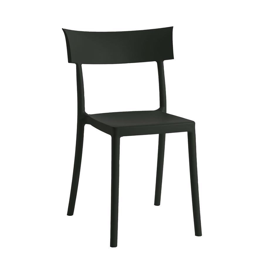 KARTELL set de 2 chaises CATWALK MAT (Noir mat - Technopolymère thermoplastique recyclé)