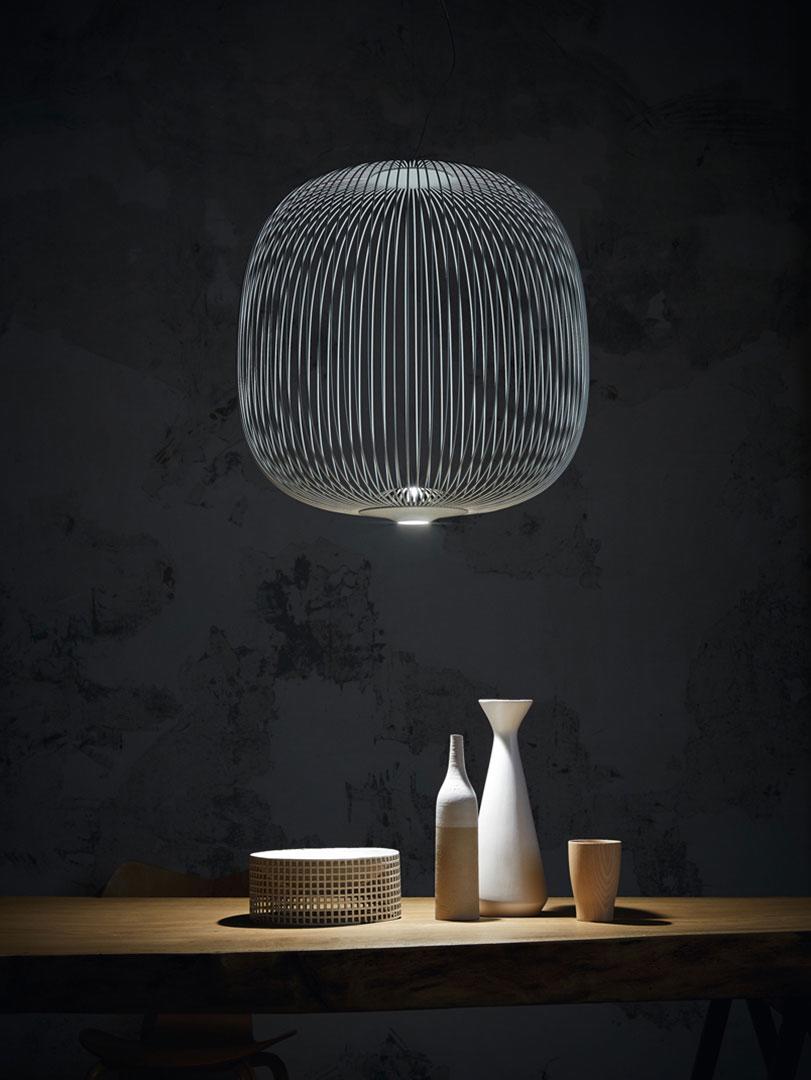 FOSCARINI suspension lamp SPOKES 2 LED MIDI MyLight