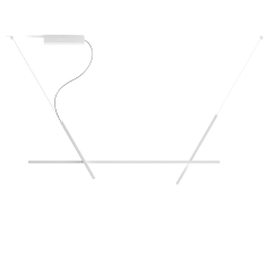 LUCEPLAN lampe à suspension ACROSS BLANC 180 cm 2700K DALI