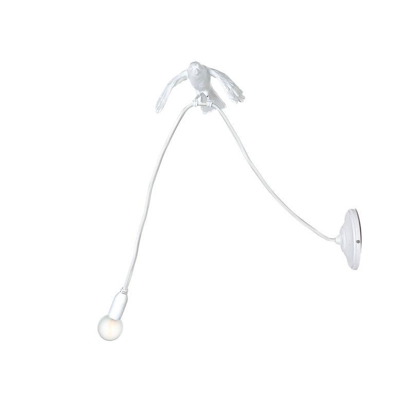 SELETTI lampe murale SPARROW (Taking off - Résine et métal)