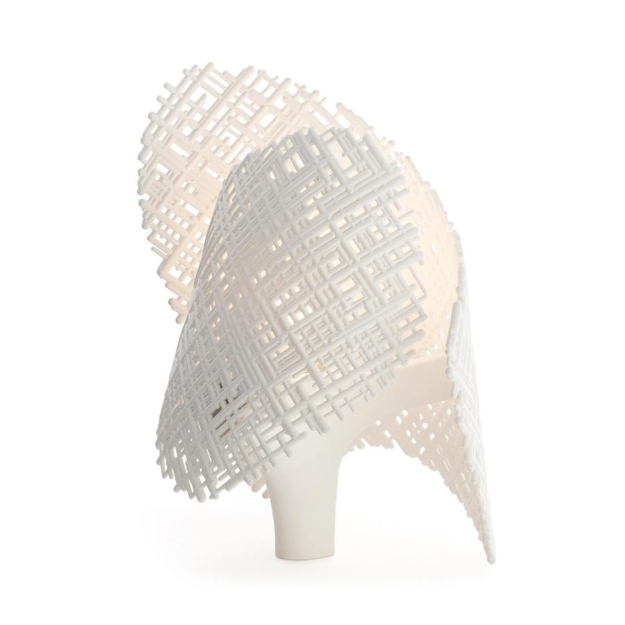 KARTELL lampe de table TEA (Blanc - Technopolymère thermoplastique recyclé)