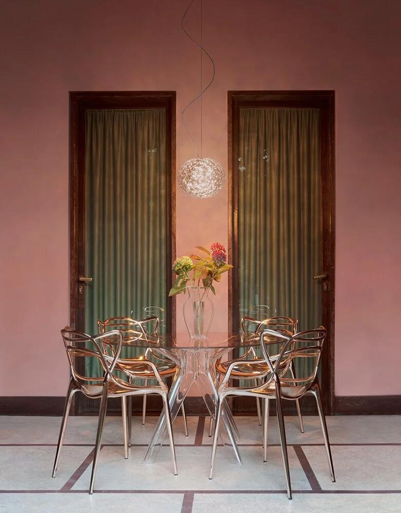 KARTELL table SIR GIO with round top