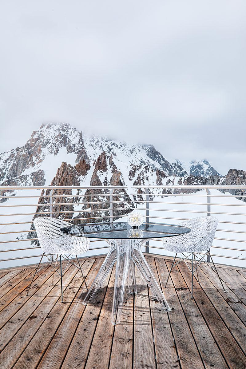 KARTELL table SIR GIO with round top