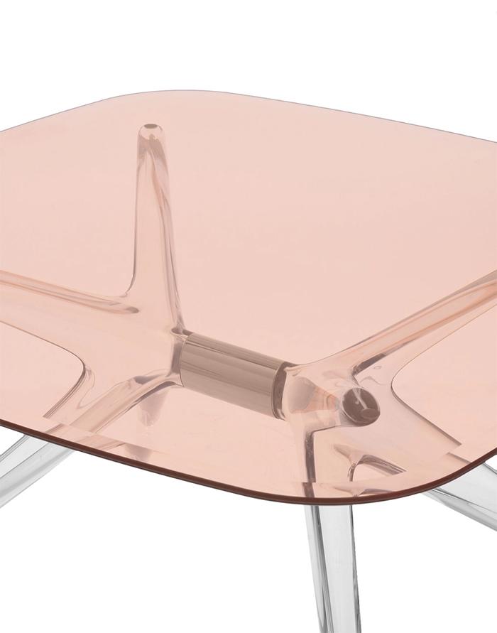 KARTELL coffee table BLAST with square top