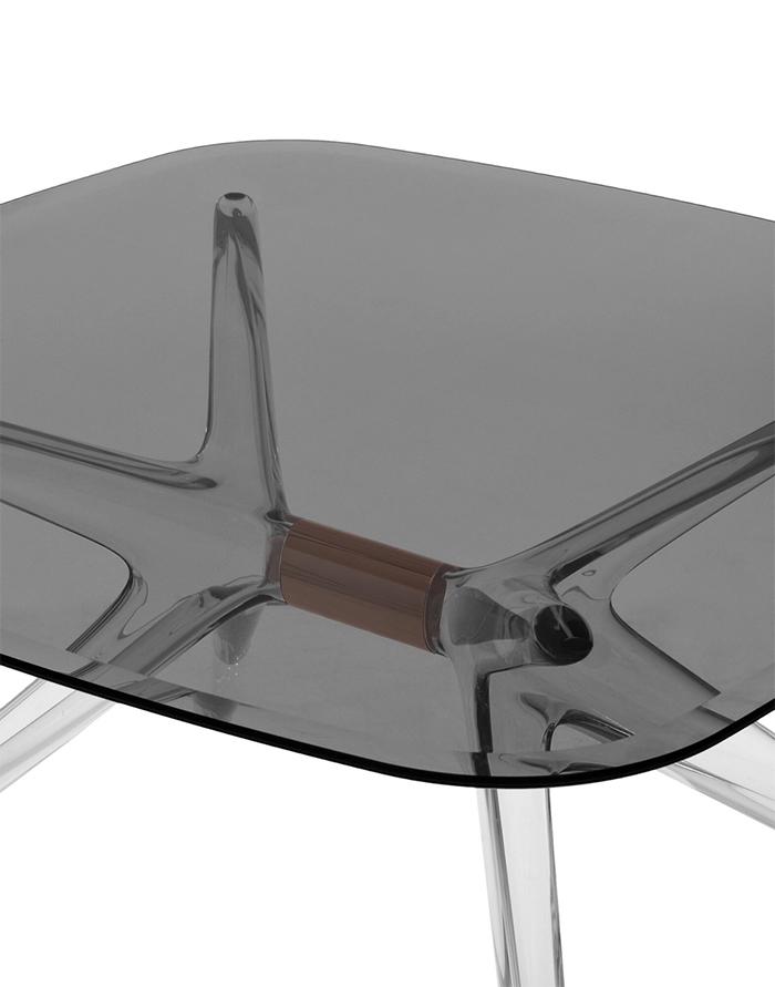 KARTELL coffee table BLAST with square top