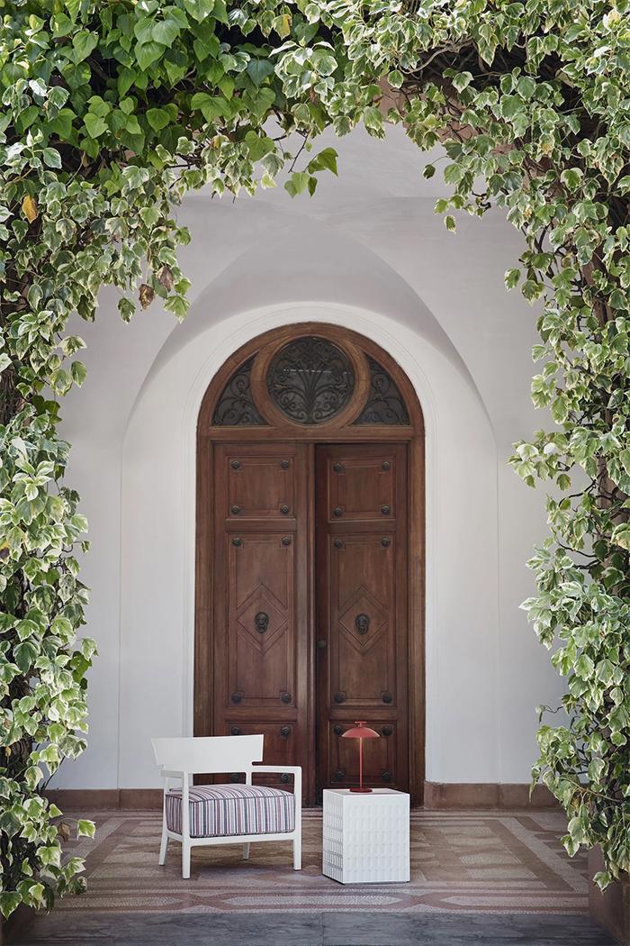 KARTELL outdoor armchair CARA OUTDOOR MAT