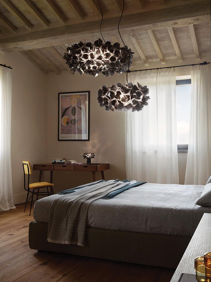 SLAMP suspension lamp CLIZIA SMALL MAMA NON MAMA BLACK