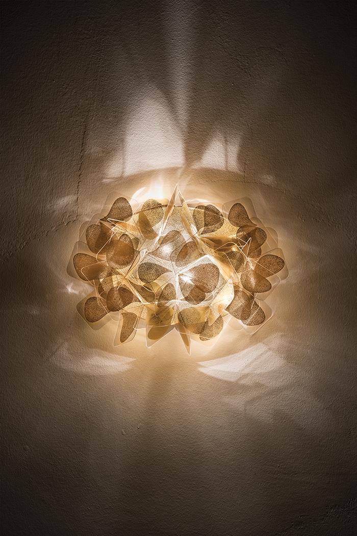 SLAMP wall lamp CLIZIA APPLIQUE MAMA NON MAMA GOLD