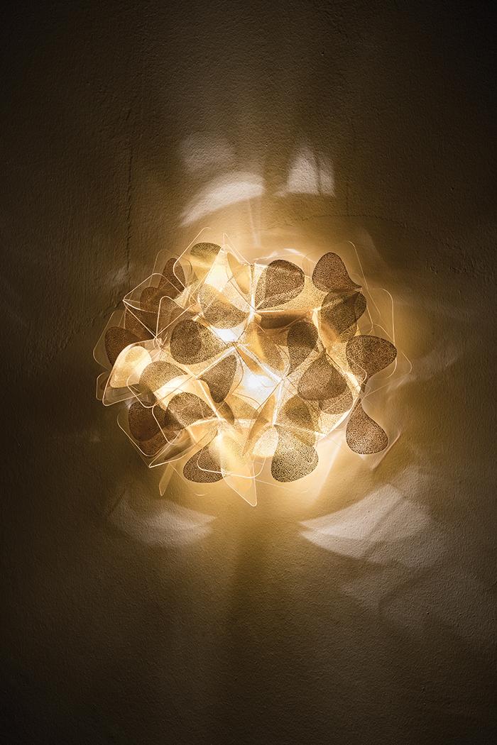 SLAMP wall lamp CLIZIA APPLIQUE MAMA NON MAMA GOLD