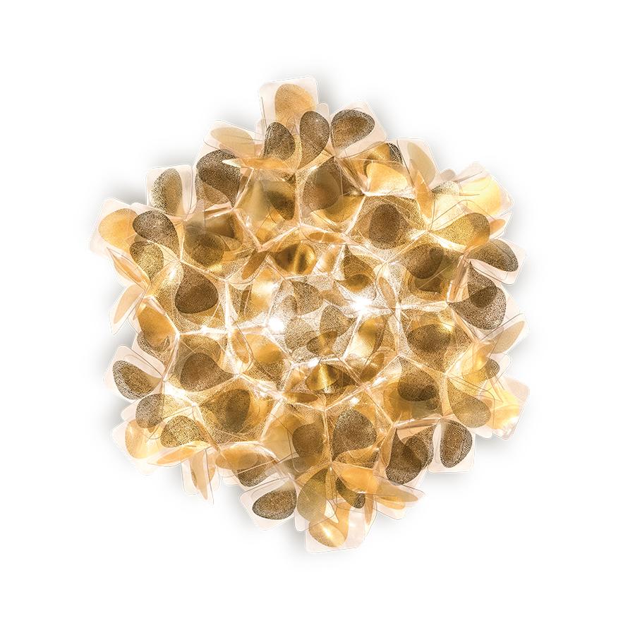 SLAMP lampe murale applique ou lampe de plafond plafonnier CLIZIA MAMA NON MAMA GOLD (Mini - Cristal
