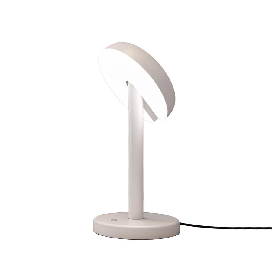 MARTINELLI LUCE lampe de table CABRIOLETTE (Blanc - Aluminium verni)