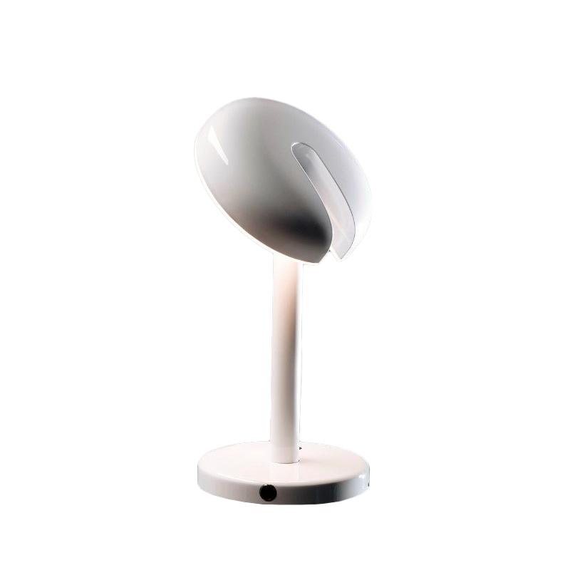 MARTINELLI LUCE lampe de table CABRIOLETTE CORDLESS (Blanc - Aluminium verni)