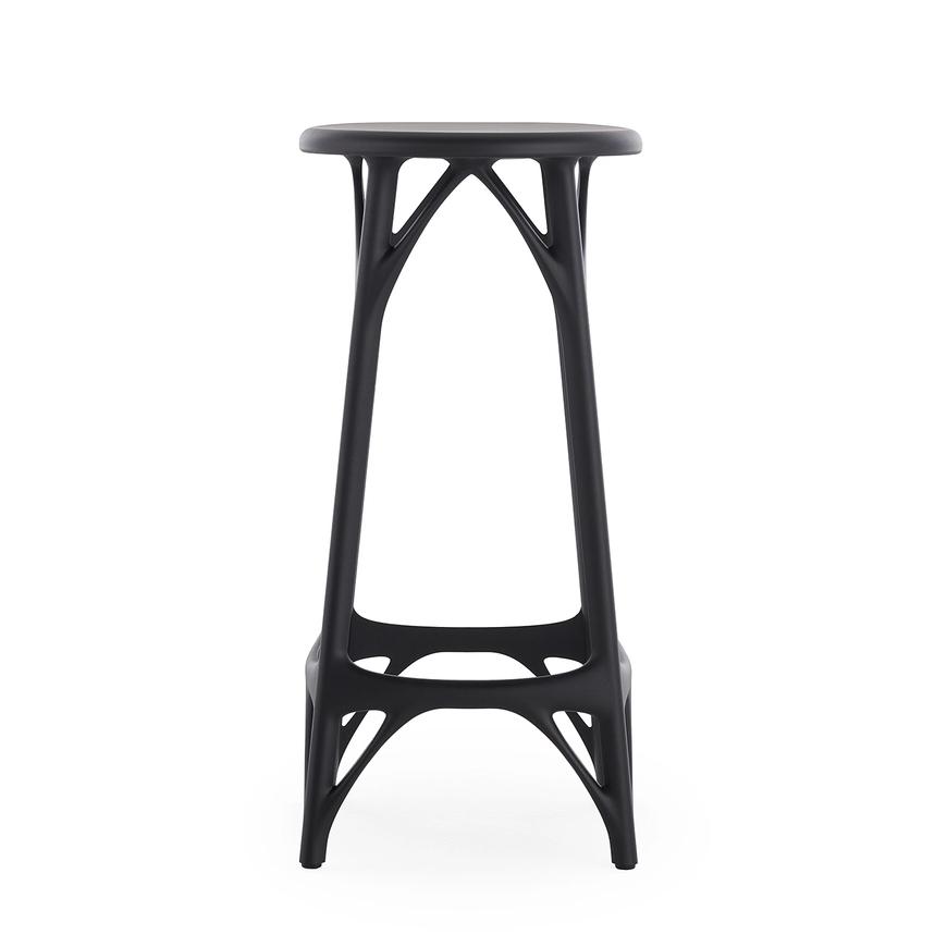 KARTELL set of 2 stools A.I. STOOL LIGHT H 65 cm