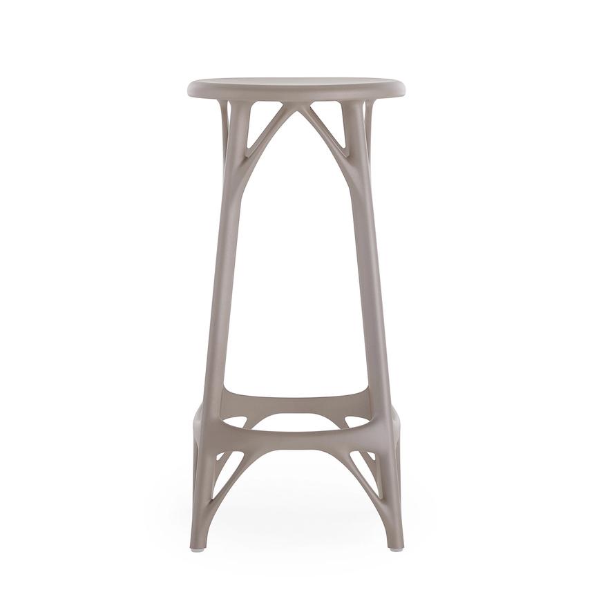 KARTELL set of 2 stools A.I. STOOL LIGHT H 65 cm
