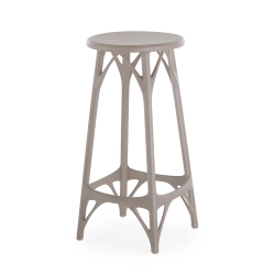KARTELL set of 2 stools A.I. STOOL LIGHT H 65 cm