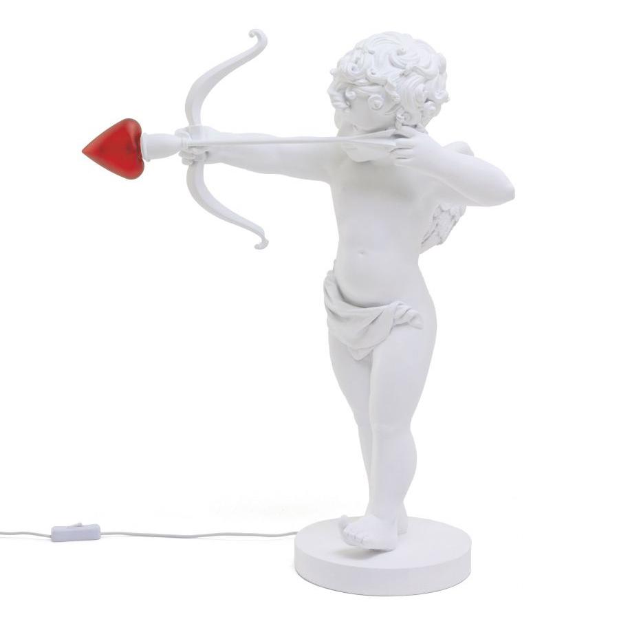 SELETTI lampadaire CUPID LAMP Cupido (Blanc - Résine)