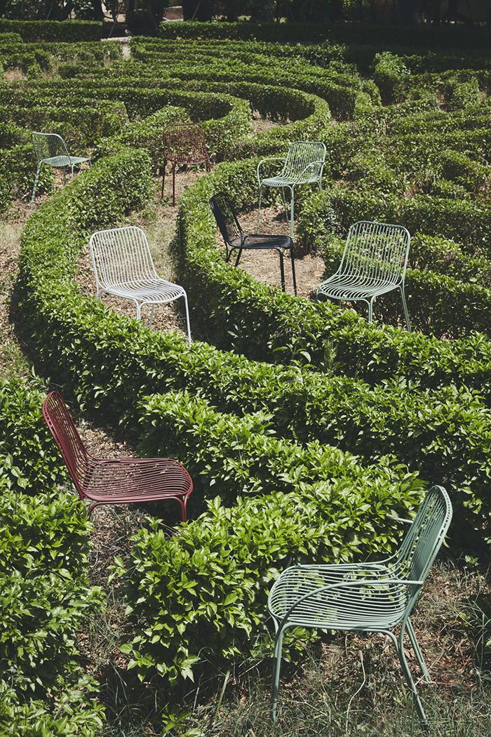 KARTELL outdoor chair with arms HIRAY