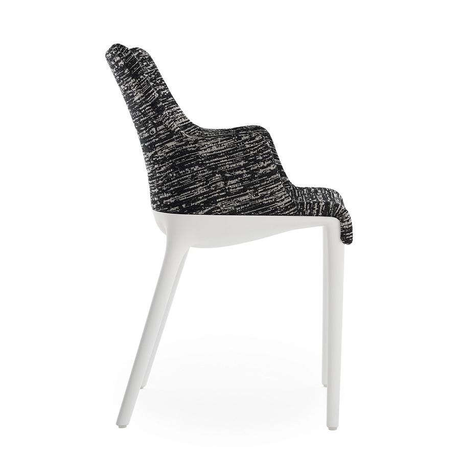 KARTELL chaise avec accoudoirs ELEGANZA NIA tissu MELANGE