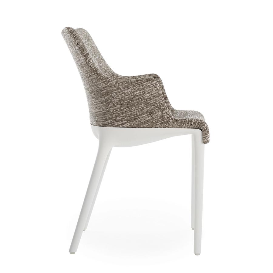 KARTELL chaise avec accoudoirs ELEGANZA NIA tissu MELANGE