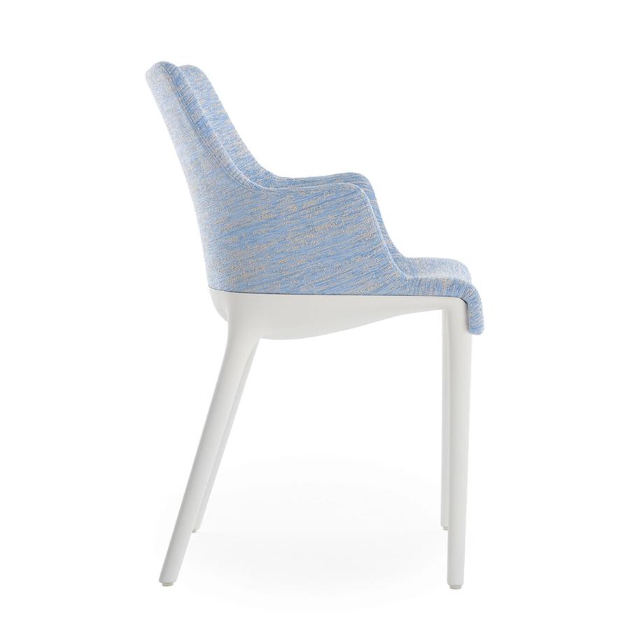 KARTELL chaise avec accoudoirs ELEGANZA NIA tissu MELANGE