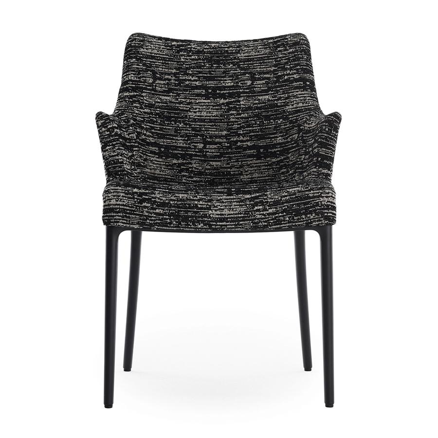 KARTELL chaise avec accoudoirs ELEGANZA NIA tissu MELANGE