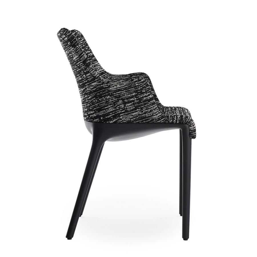 KARTELL chaise avec accoudoirs ELEGANZA NIA tissu MELANGE