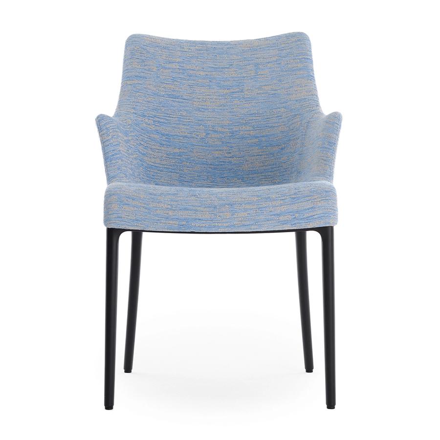 KARTELL chaise avec accoudoirs ELEGANZA NIA tissu MELANGE