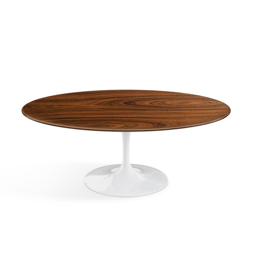 KNOLL oval low coffee table TULIP Eero Saarinen's collection 107x70 cm