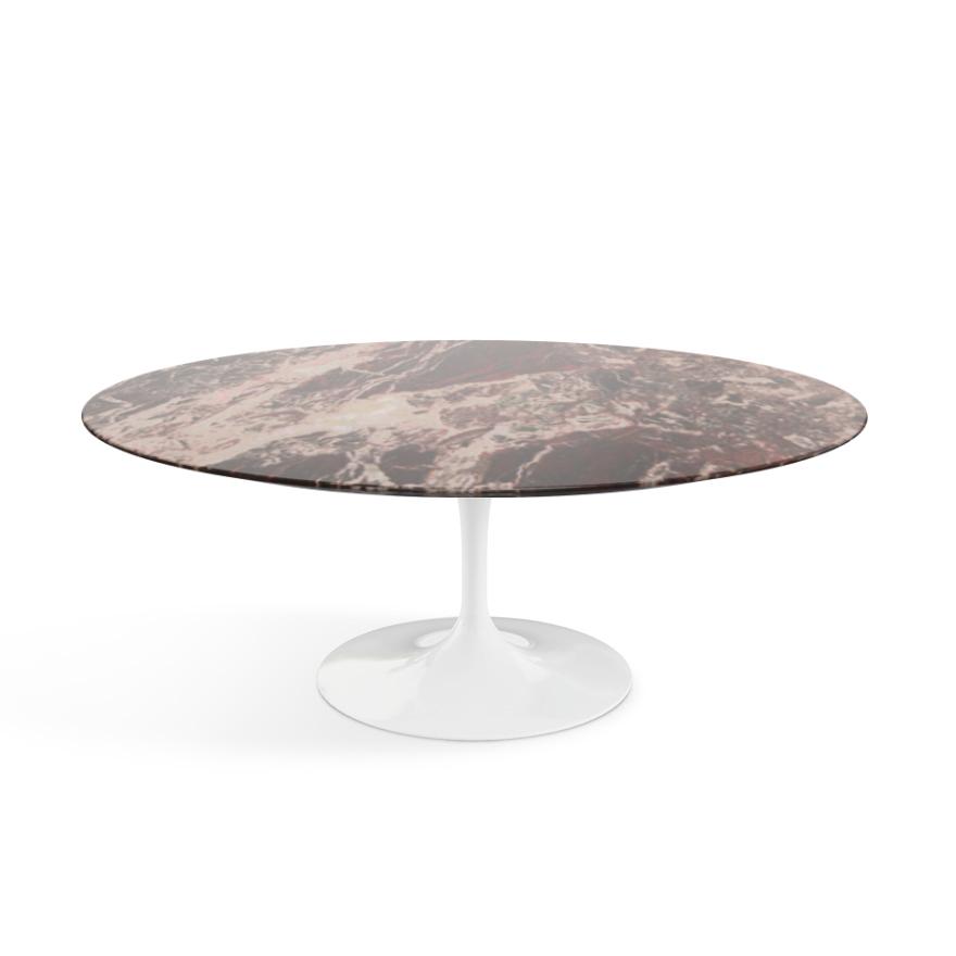 KNOLL oval low coffee table TULIP Eero Saarinen's collection 107x70 cm